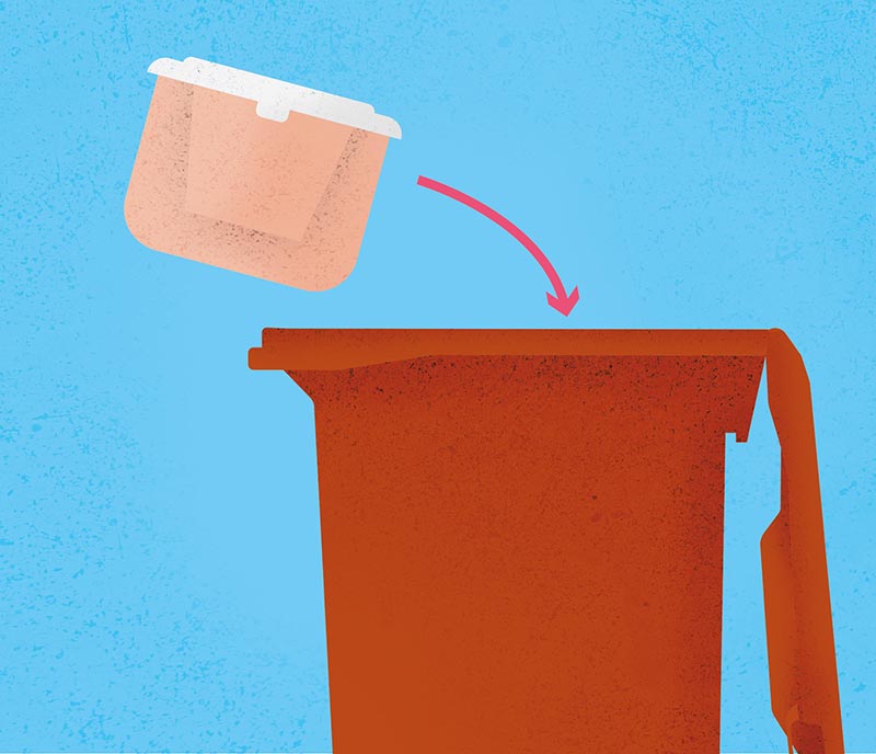 Videz régulièrement votre mini-bac Videz régulièrement votre mini-bac