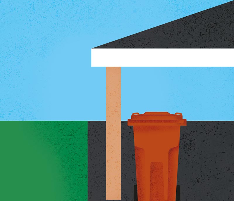 Entreposez votre bac brun à l’ombre Entreposez votre bac brun à l’ombre